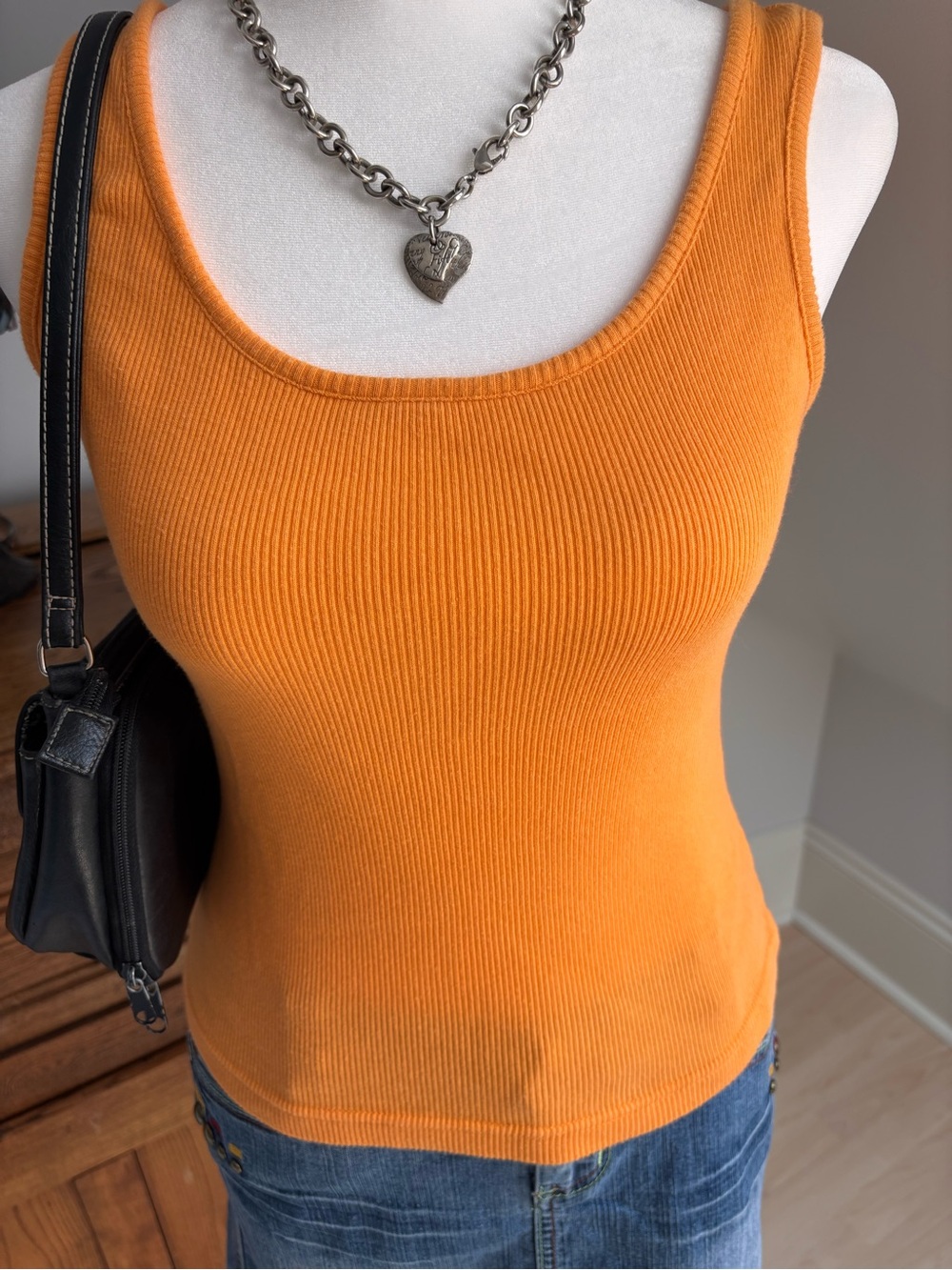 Hechter Jeans Ribbed Tank 🧡 - Picture 3 of 5